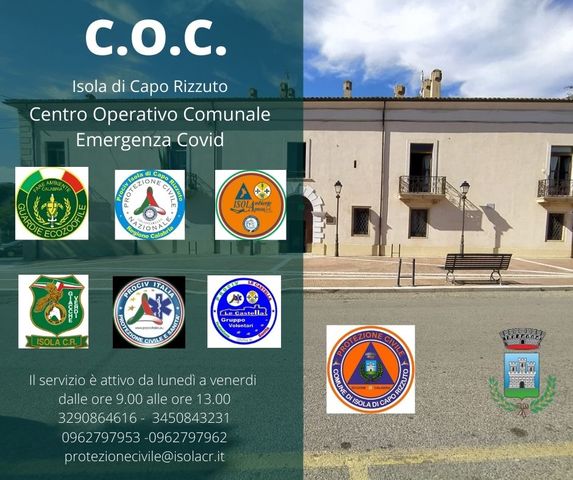 C.O.C, il centro operativo si rafforza con il supporto ufficiale di altre quattro associazioni